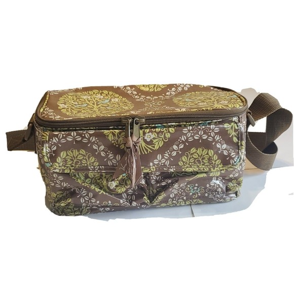 Vera Bradley Handbags - Brown and Green Patterned Crossbody Bag - Unbranded